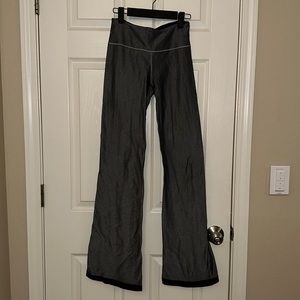 LuluLemon Reversible Low Rise Flare Leggings